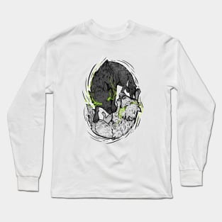 Green eyes Wolves Long Sleeve T-Shirt